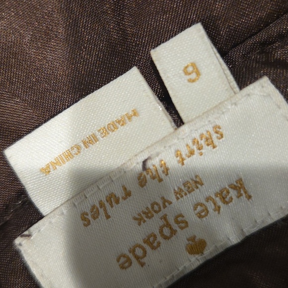 Kate Spade Brown and Orange Mini Skirt - Picture 6 of 6